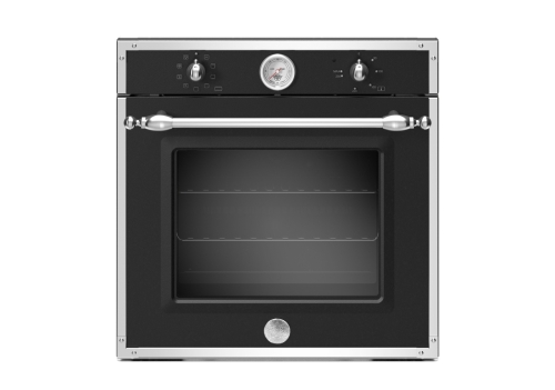 Einbaubackofen mattschwarz, 60 cm, Heritage - Bertazzoni