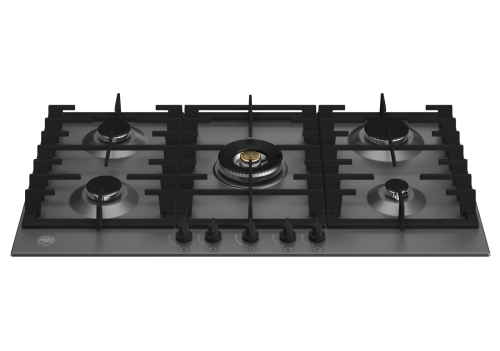 Gas hob Modern, 90 cm, Matt black - Bertazzoni