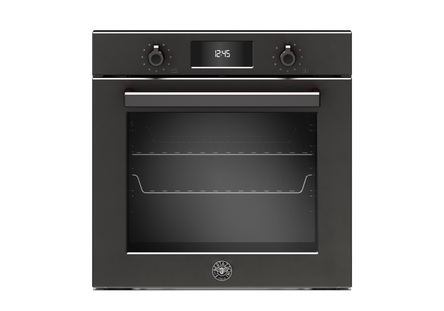 Matt black built-in oven, 60 cm, Professional - Bertazzoni