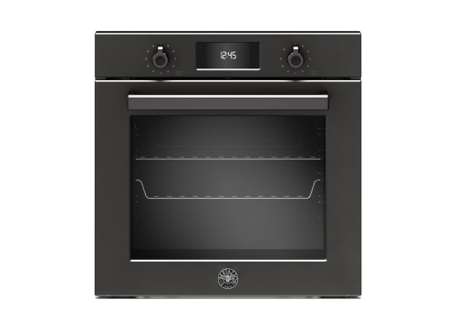 Mattschwarzer Einbaubackofen mit Pyrolyse, 60 cm, Professional - Bertazzoni