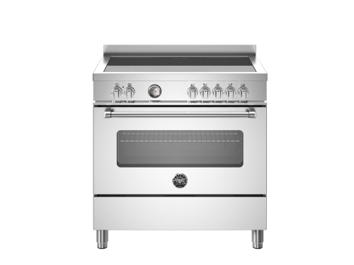 Induction cooker Master, 90 cm, 5 Zones, Single oven, Stainless steel - Bertazzoni
