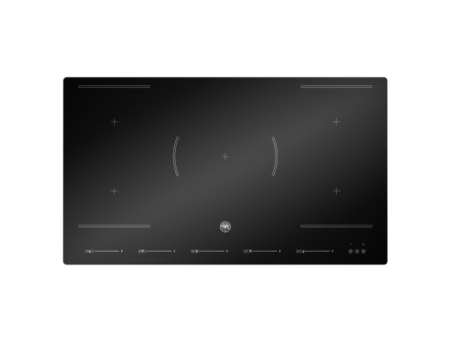 Induction hob 90 cm, bevelled edge, 5 zones - Bertazzoni