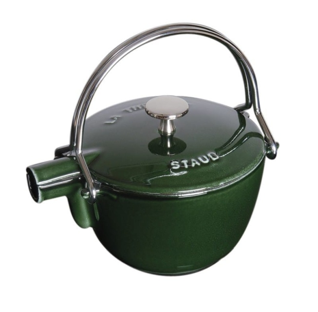 Cast iron teapot, 1.15 litres, green - Staub