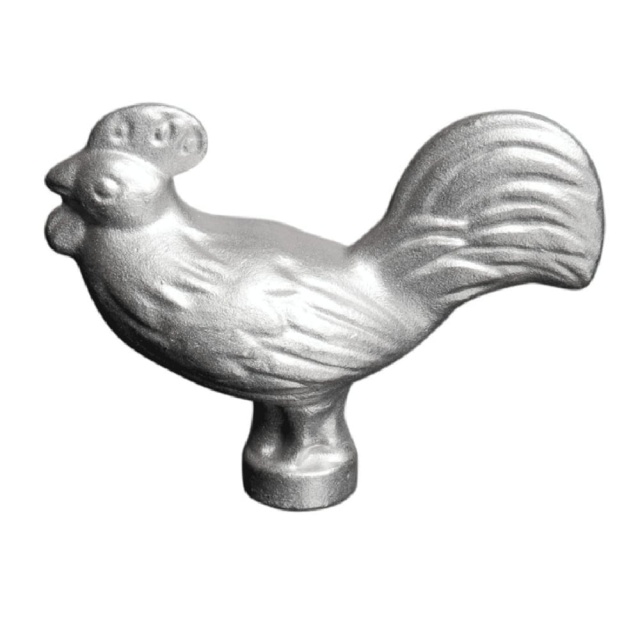 Metallknopf für Gusseisenpfanne von Staub - verschiedene Figuren - Huhn