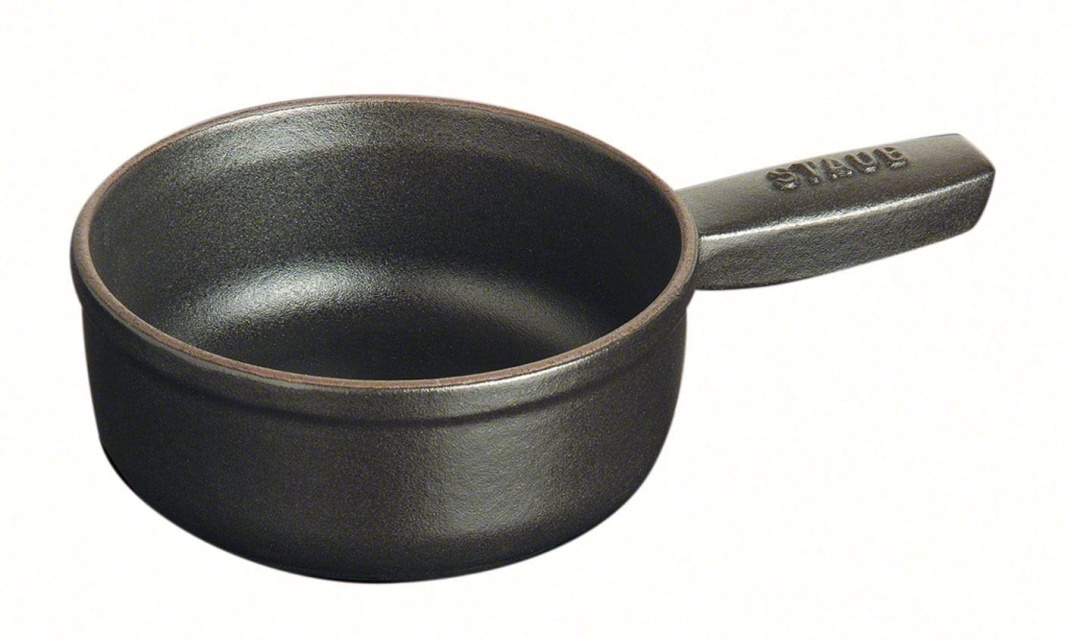 Fonduetopf aus Gusseisen, 12 cm - Staub