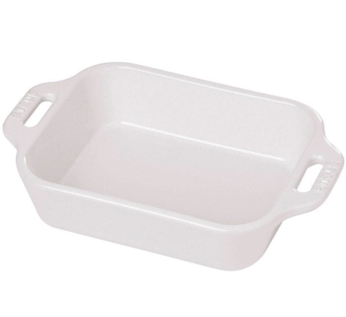 Rectangular shape, white - Staub