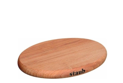 Magnetic coaster in beech wood - Staub