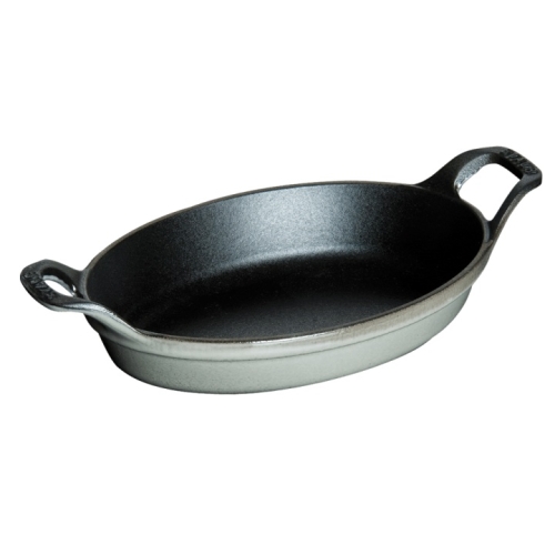 Oval baking dish in cast iron, grey - Staub