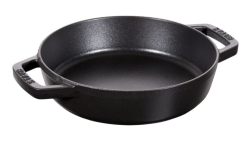 Saute pan with two handles, black - Staub