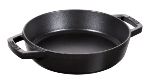 Sauteuse à deux anses, noire - Staub