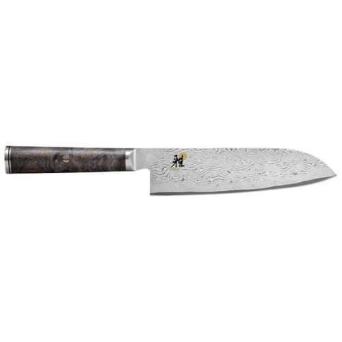 Santoku 18cm, 5000 MCD 67 avec des poignées d'érable noir - Miyabi