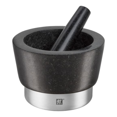 Mortar in granite and stainless steel - Zwilling