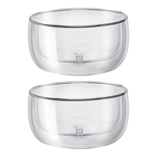 Glass-coupe/dessert bowl in double-wall glass, 280ml, 2-pack, Sorrento - Zwilling