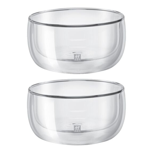 Verre en verre / bol de dessert en verre à double paroi, 280 ml, 2 pack, Sorrento - Zwilling