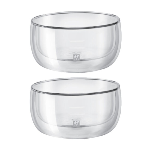 Glass Coupe/Dessert Bowl in Double-Walled Glass, 280 ml, 2-Pack, Sorrento - Zwilling
