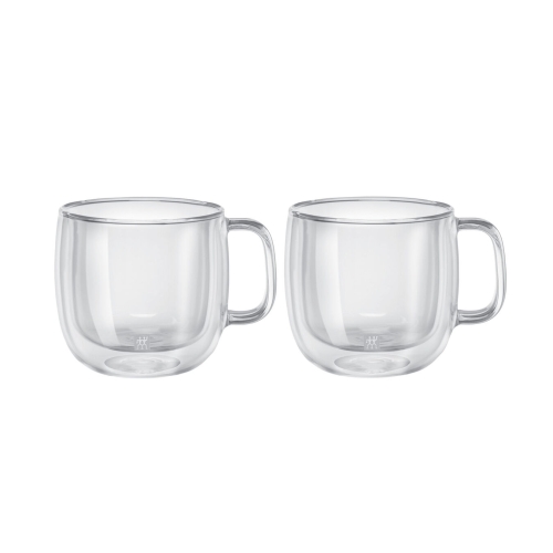 Tasse de cappuccino / tasse de thé en verre à double paroi, 2 pack, Sorrento - Zwilling