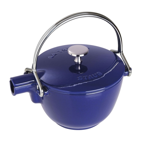 Théière en fonte, 1,15 litres, bleu - Staub