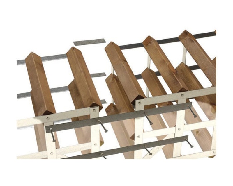 Joining kit for add-on wine racks - Traditional Wine Racks Co