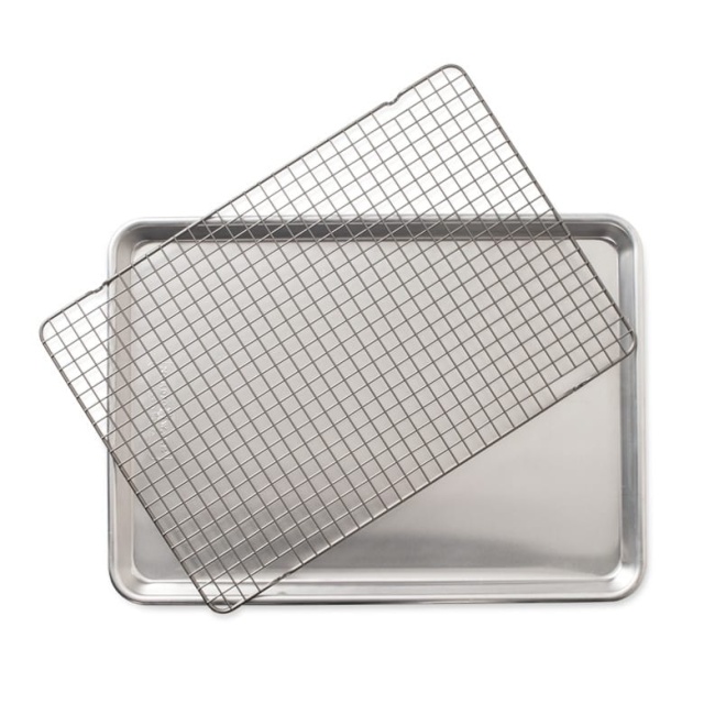 Baking tray, aluminum, nonstick grid - Nordicware