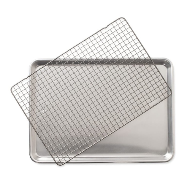 Backblech, Aluminium, Antihaftgitter - Nordicware