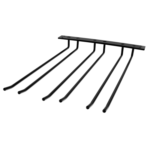 Glass hanger for roof mounting - black, 12 pcs glass - Hippie de Luxe