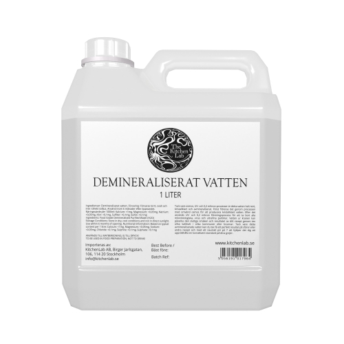 Demineralised water - The Kitchen Lab - 1 L