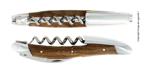 Walnut sommelier knife, polished, Tradition - Forge de Laguiole