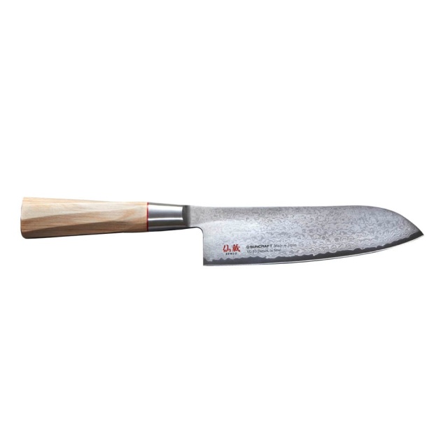 Santoku, 16.5 cm - Suncraft Swirl