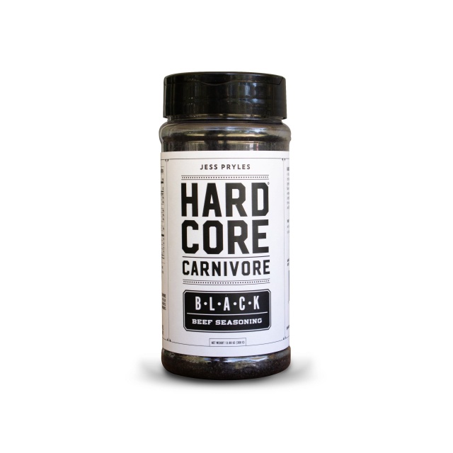 Hardcore Carnivore Black, rub for beef/roast/BBQ, 369 g - Jess Pryles