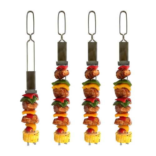 Brochette double pour barbecue, paquet de 4 - Outset