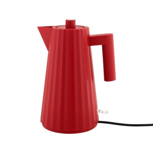 Kettle, Plissé, red - Alessi