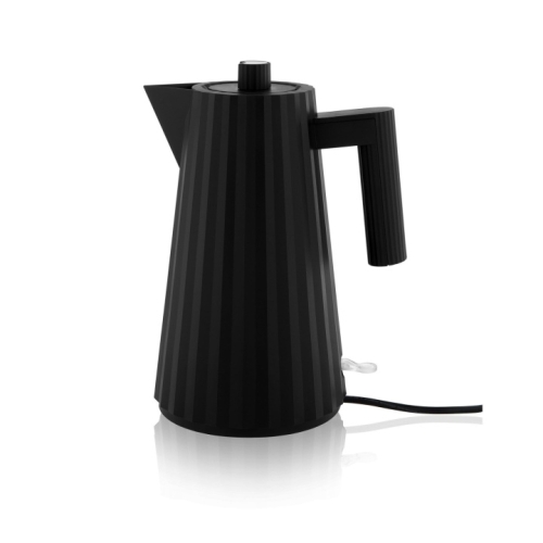 Kettle, Plissé, black - Alessi