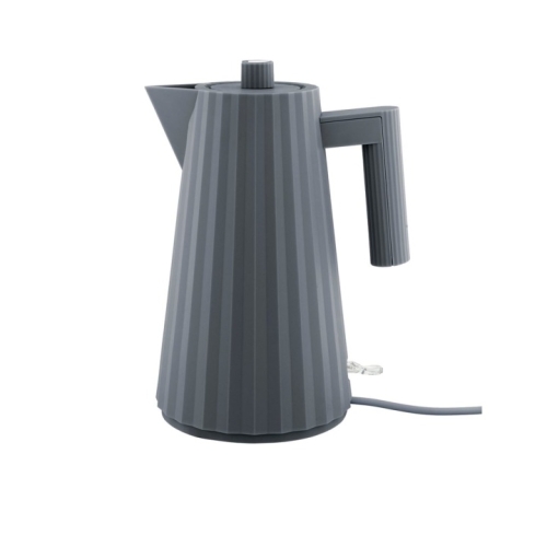 Kettle, Plissé, gray - Alessi