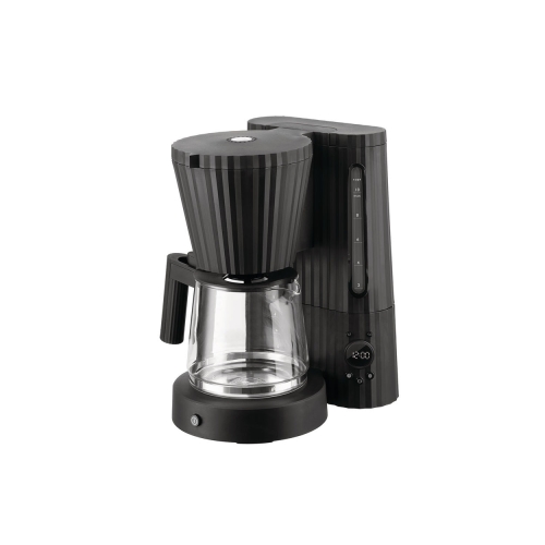 Coffee maker, Plissé - Alessi - Black