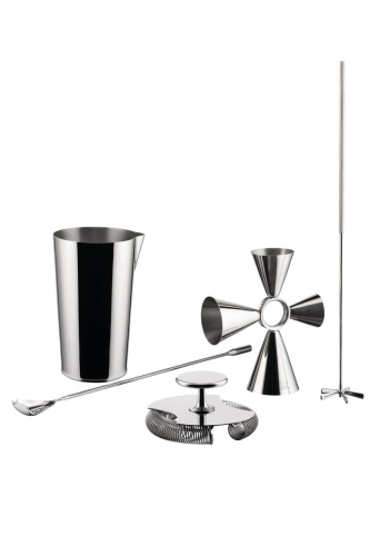 Five-piece cocktail set, The Tending Box - Alessi