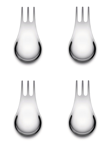 Moscardino, Cutlery for Snacks, Tapas and Aperitivo, 4-pack - Alessi
