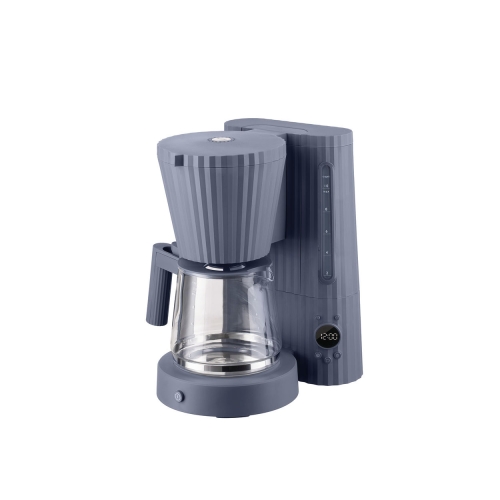 Coffee maker, Plissé - Alessi - Grey