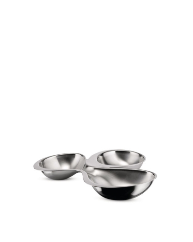 Plat à snacks en acier inoxydable, Babyboop - Alessi