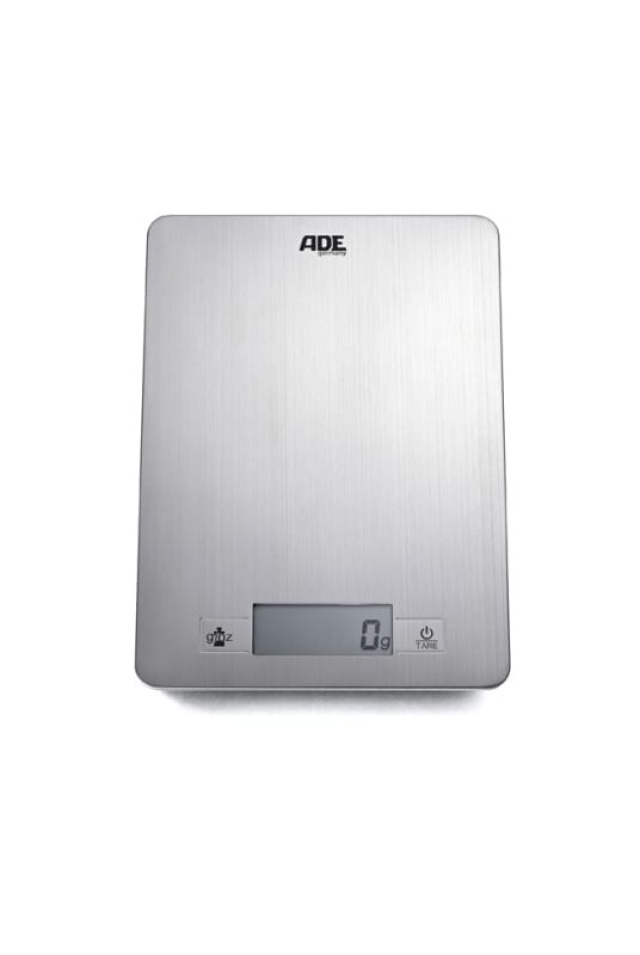 Digital kitchen scale 1-5000g, Stainless steel - ADE
