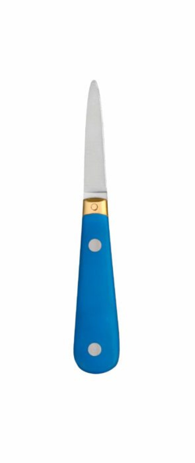 Oyster knife, blue handle - Déglon