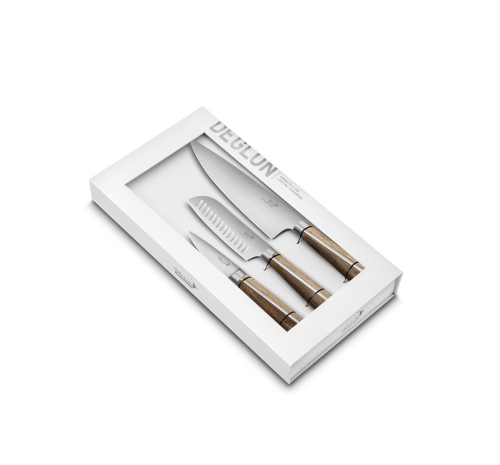 Knife set, 3-piece, High Woods - Déglon