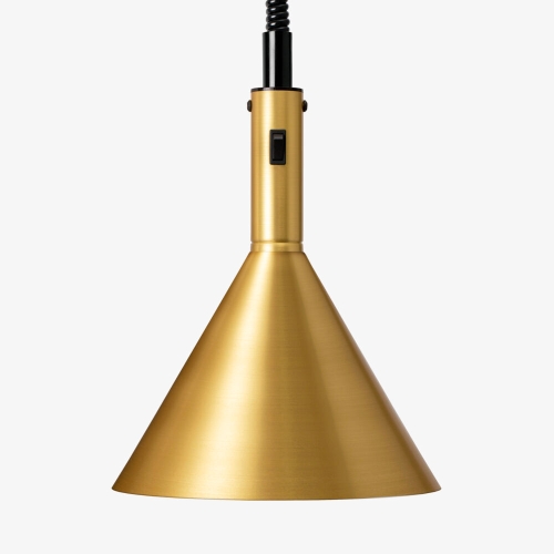 Heating lamp Trattoria 1224, Elevator function, Brass - Stayhot
