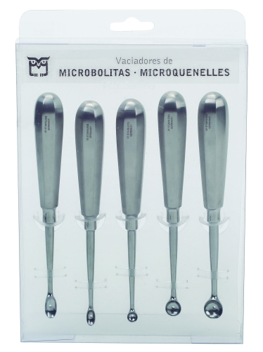 Set with ball iron and microquenell spoons - 100% Chef