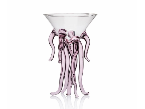 Glass, Medusa, pink, 20 cl - 100% Chef