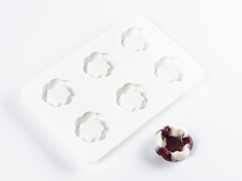 Silikonform für Dekoration, Blumenschale - 100% Chef