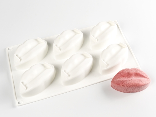 Moule en silicone pour la décoration, Lèvres - 100% Chef