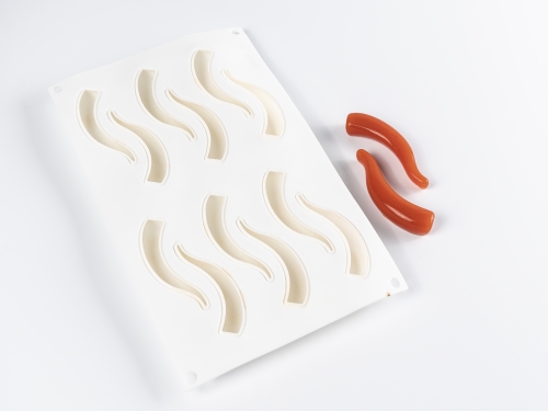 Silikonform für Dekoration, Chili - 100% Chef