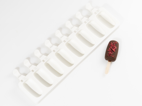 Silikonform für Dekoration, Mini-Eiscreme-Stiel Modell 1 - 100% Chef