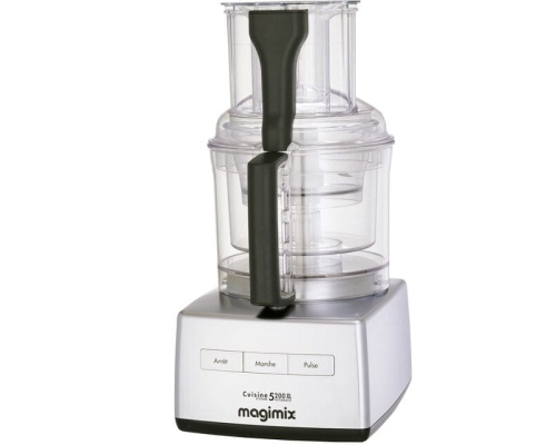 Magimix CS 5200 XL food processor, matt chrome