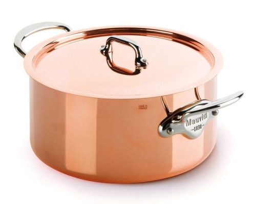M´150s Copper pot with lid 6.1L, 24cm - Mauviel